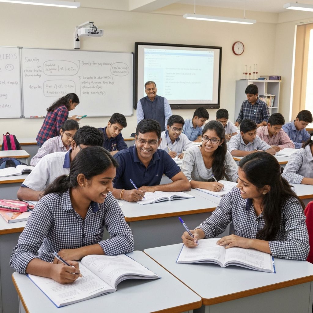 Students learning at UDAAN SIGMA - disciplined academic environment